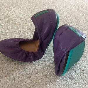 Tieks by Gabriel women’s purple leather flats size 8